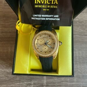 Invicta Gold Angel Women’s 38mm crystal watch - brand new in box